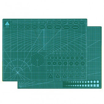 Коврик для резки А2  WGHM-2 защитный 60*45см зеленый (1/1/25) Коврик для резки А2  WGHM-2 защитный 60*45см зеленый (1/1/25)