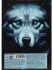 Записная книжка А6 48л клетка "Волк на чёрном", 7БЦ, сшивка, Проф-Пресс/48-5741 (40)