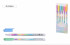 Набор гелевых ручек: "ТИГРЫ"; ароматизированные, с блёстками, прозрачный пластиковый корпус с рисунком, цветной колпачок /в цвет чернил/, упаковка с европодвесом, 6 цветов.