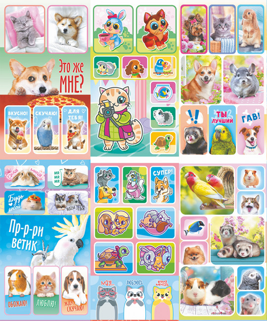 Альбом наклеек А6, 3л, АЛНК-038 Альбом наклеек А6, 3л, АЛНК-038