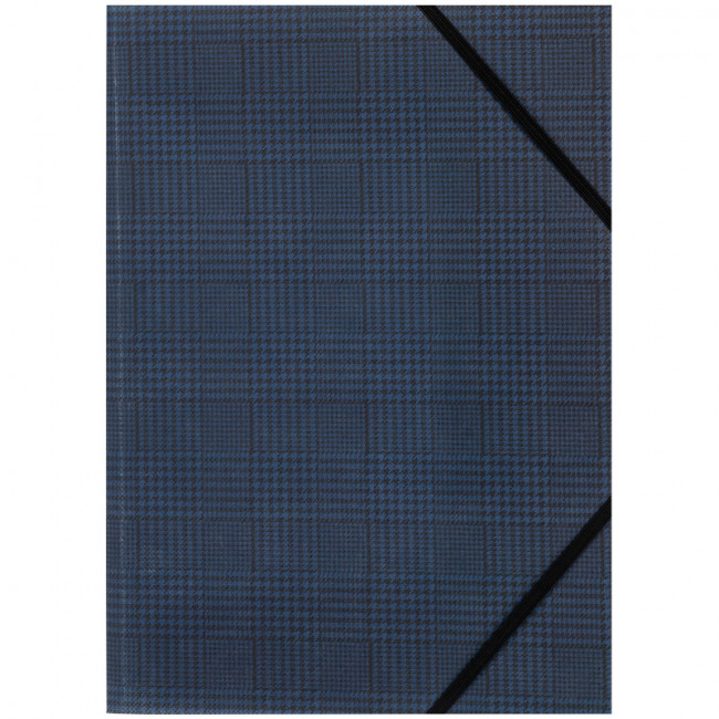 Папка на резинках, А4+, Tartan Blue, AXENT Папка на резинках, А4+, Tartan Blue, AXENT