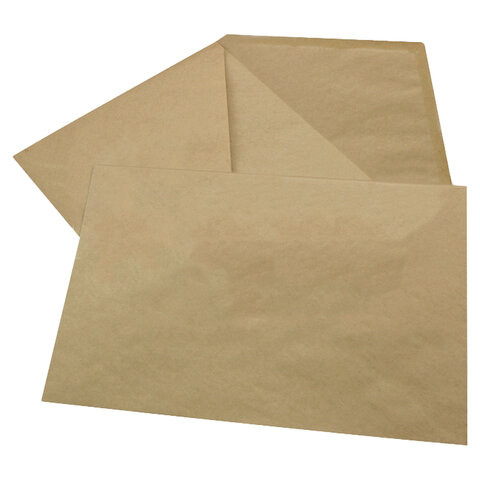Конверты С4 (229х324 мм) КРАФТ, с клеевым слоем, 80 г/м2, КОМПЛЕКТ 25 шт., треугольный клапан, BRAUBERG