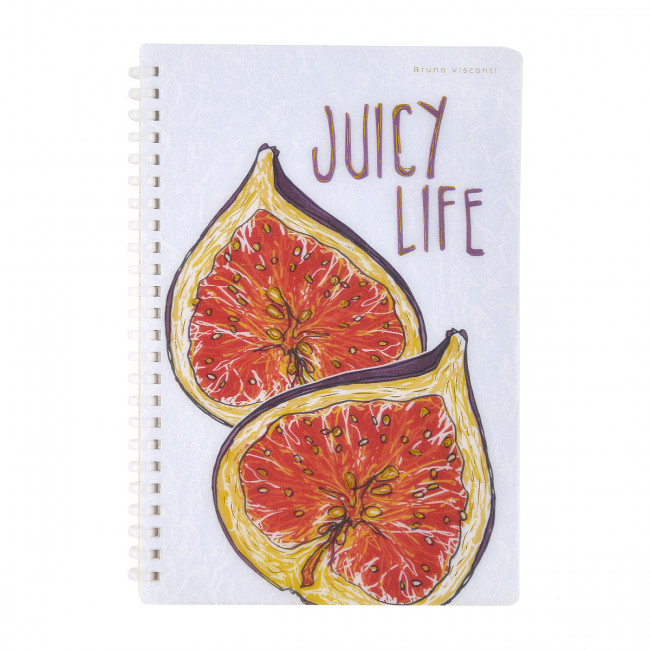 Тетрадь А5 60л клетка на гребне "Juicy life. Инжир", BV/7-60-1268/10 (20)