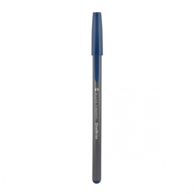 Ручка шариковая 1.0мм синяя "OneWrite Grey", серый цвет корпуса, BV/20-0325/02 (50) Ручка шариковая 1.0мм синяя "OneWrite Grey", серый цвет корпуса, BV/20-0325/02 (50)