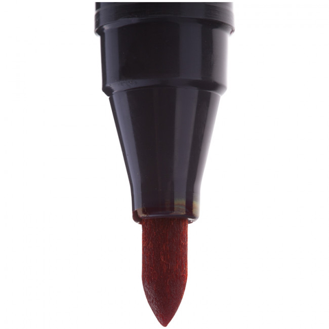 Маркер перманентный Centropen "2836" красный, пулевидный, 2мм