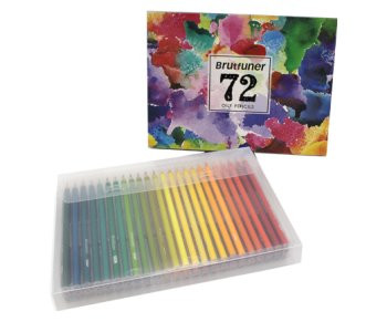 Карандаши 72 цв. Brutfuner XL-15 масляные деревянные, заточенные, в пластиковой коробке (1/8/32) Карандаши 72 цв. Brutfuner XL-15 масляные деревянные, заточенные, в пластиковой коробке (1/8/32)