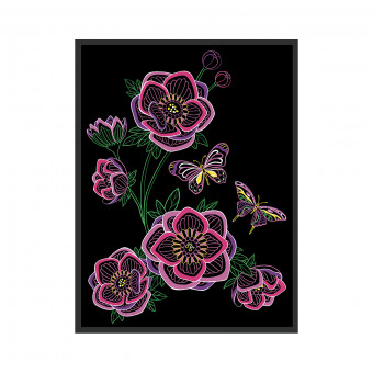 Гравюра 20 x 25,5см "Бабочки в саду", Hobbius/SGHM №09 Гравюра 20 x 25,5см "Бабочки в саду", Hobbius/SGHM №09