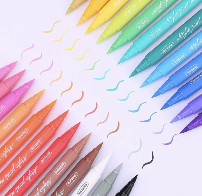 Маркеры акриловые 24цв, CH-1029-24 (19)