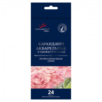 Набор акварельных карандашей 24шт заточеные, Gallery VISTA-ARTISTA/VGWP-24 Набор акварельных карандашей 24шт заточеные, Gallery VISTA-ARTISTA/VGWP-24