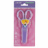 Ножницы 13,5см детские в чехле, пластиковые кольца, сиреневые, deVENTE (10)