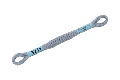 Нитки для вышивания "Gamma"    мулине  ( 3173-6115 )  100% хлопок     8 м №3241 серо-голубой