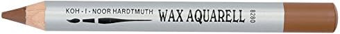 Карандаш восковой акварельный, коричневый светлый, Wax aquarell Koh-I-Noor/8280031002KS (4)
