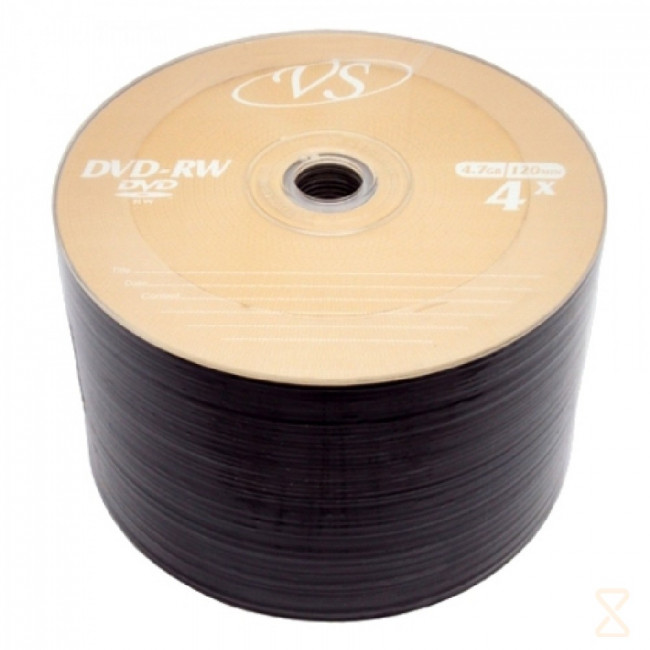 Диск DVD+RW S-50 Bulk VS 4,7GB -4x (50)