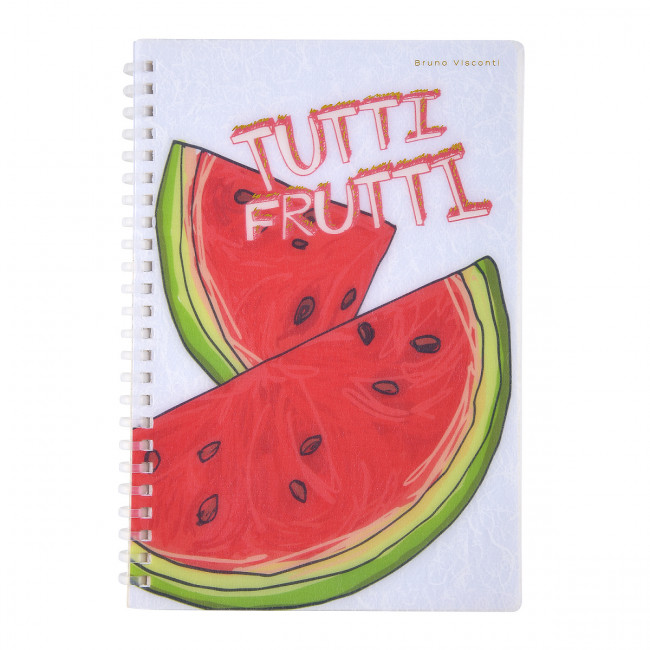 Тетрадь А5 60л клетка на гребне "Tutti  frutti. Арбуз", BV/7-60-1268/06 (20) Тетрадь А5 60л клетка на гребне "Tutti  frutti. Арбуз", BV/7-60-1268/06 (20)