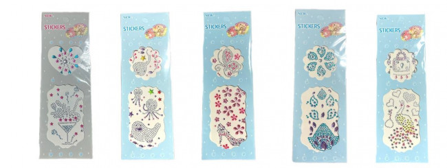 Набор страз 8,9 х 24,8см Магистр для творчества, объемные, A-16 (12)