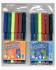 Фломастеры 6цв "Дино" смываемые, утолщенный трехгранный пластиковый корпус, Yalong/YL221803-6