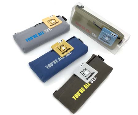 Пенал CE-89/CE-474 "Бейдж" косметичка, текстиль с бейджем на шнурке, цвета ассорти, в упаковке ПВХ (2/12/288)