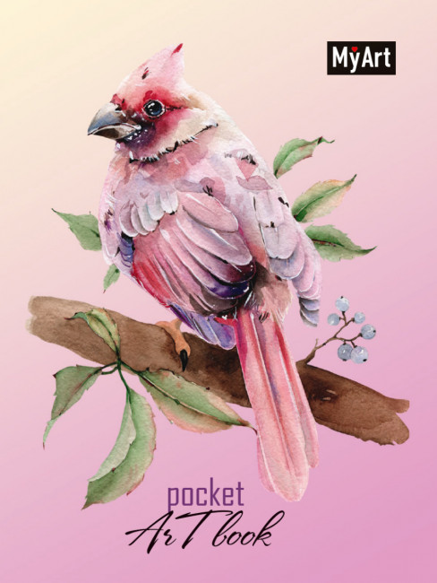 Блокнот pocket ArtBook "Птица" MyArt. Формат:100х138х11 160стр, Проф-Пресс Блокнот pocket ArtBook "Птица" MyArt. Формат:100х138х11 160стр, Проф-Пресс