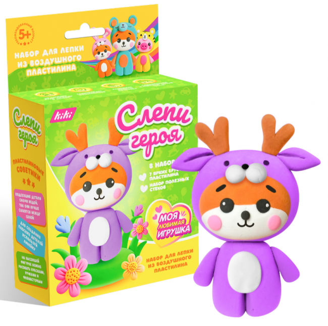 Набор "Слепи героя" из пластилина, KiKi/PH004