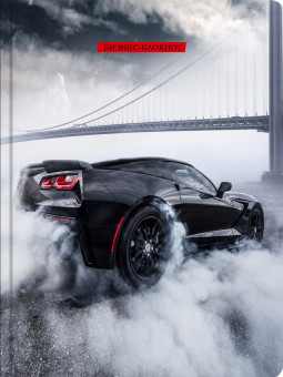 Бизнес-блокнот А5 80л клетка "Авто у  моста", 7БЦ, склейка, Проф-Пресс/Б80-9579 (20)