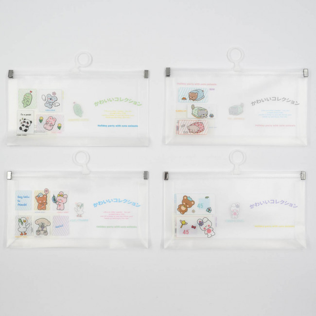 Папка пласт. zip 21*11,5см МИЛАШКИ арт.B6-N65 (1/12/180/720шт)