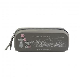 Пенал 180 х50 х 70мм "Коала с шариком", силиконовый, BV/14-055/06 (20)