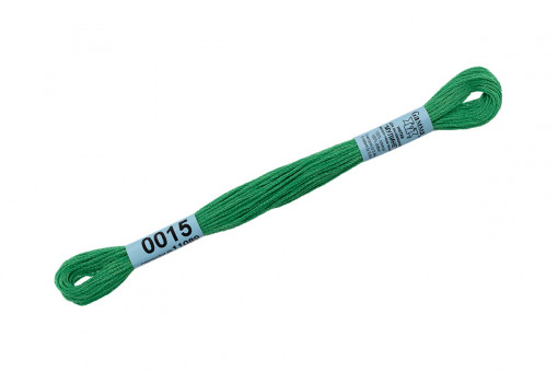 Нитки для вышивания "Gamma"    мулине  ( 0001-0206 )  100% хлопок     8 м №0015 св.зеленый Нитки для вышивания "Gamma"    мулине  ( 0001-0206 )  100% хлопок     8 м №0015 св.зеленый