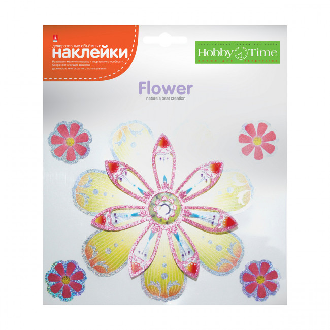 Декоративные наклейки 3D "Цветок" №01, BV/2-292/01 Декоративные наклейки 3D "Цветок" №01, BV/2-292/01
