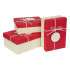 Набор подарочных коробок 3шт красный/белый, Stilerra/GBOX-R57 №1