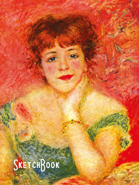 Скетчбук "Пьер Огюст Ренуар. Портрет Жанны Самари". Формат:202х145х13мм 160стр, Проф-Пресс