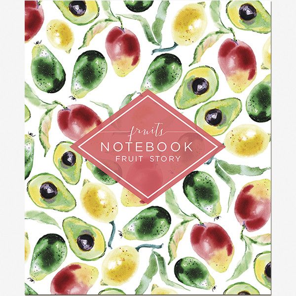 Тетрадь 48 клетка"Акварельные  истории" скрепка, Полином (40)