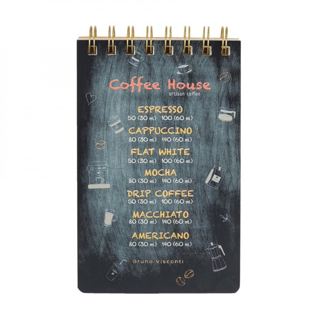Блокнот B6 100л линия "Coffee house" на гребне, CJ BV/3-100-004/04 (20) Блокнот B6 100л линия "Coffee house" на гребне, CJ BV/3-100-004/04 (20)