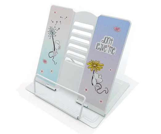 Подставка для книг CO-7004 "Мышка с одуванчиком" металлическая 19х20см, белая, с рисунком, в ПВХ-пакете (1/12/48) Подставка для книг CO-7004 "Мышка с одуванчиком" металлическая 19х20см, белая, с рисунком, в ПВХ-пакете (1/12/48)