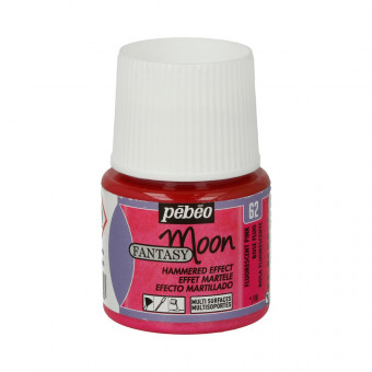 Краска 45мл по стеклу и керамике, с фактурным эффектом, флуоресцентный розовый, Fantasy Moon  PEBEO/167062 Краска 45мл по стеклу и керамике, с фактурным эффектом, флуоресцентный розовый, Fantasy Moon  PEBEO/167062