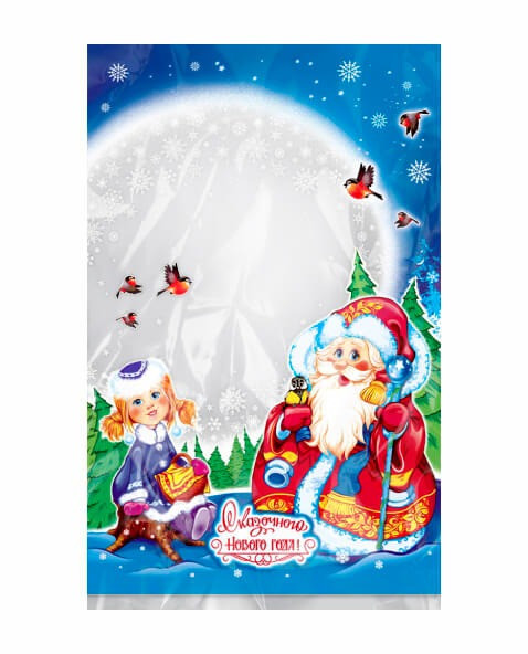 Пакеты полипропилен 25х40см "Зимняя опушка" (100)