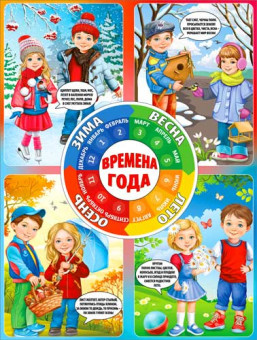 Плакат "Времена года", р2-661 (10)