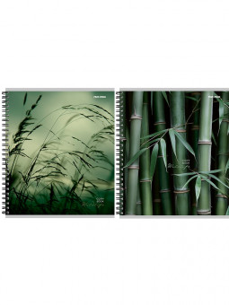 Тетрадь 80 клетка "Зелёная природа", на гребне, Проф-Пресс/80-8965 (4/56)