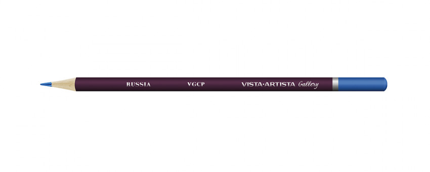 Карандаш цветной художественный заточенный 509 синий темный, Gallery VISTA-ARTISTA/VGCP 509 (6)