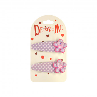 Набор заколок 5,5см для волос, 2шт, BV/2-719/85 (15)