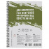 Блокнот А4 120л для эскизов и зарисовок "Sketches", пружина сверху, серый, Гознак (5)