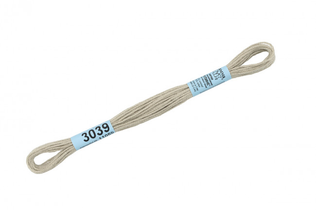 Нитки для вышивания "Gamma"    мулине  ( 0820-3070 )  100% хлопок     8 м №3039 бл.фисташковый