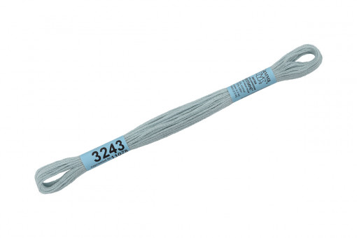 Нитки для вышивания "Gamma"    мулине  ( 3173-6115 )  100% хлопок     8 м №3243 бл.голубой