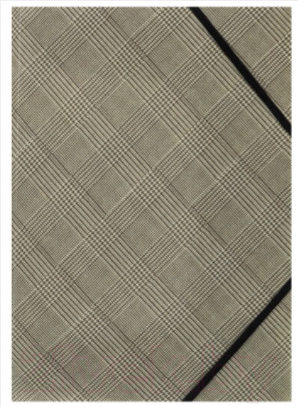 Папка на резинках, А4+, Tartan Olive, AXENT