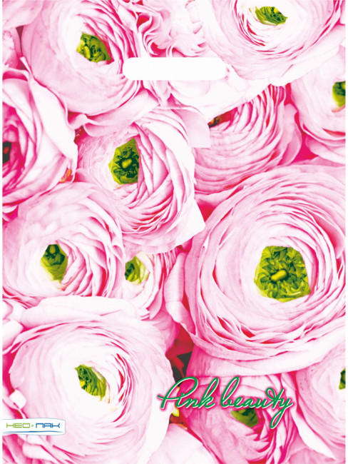 Пакет вырубной Розовый букет (30*40 см.) НФ-00029290