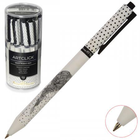 Ручка шариковая 0,5мм синяя «ArtClick. Девушка с косичкой», автоматическая, BV/20-0281/12 (24) Ручка шариковая 0,5мм синяя «ArtClick. Девушка с косичкой», автоматическая, BV/20-0281/12 (24)