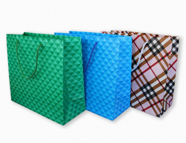 Пакет подарочный бумажный  27*30*12 ассорти ASMAR (12)