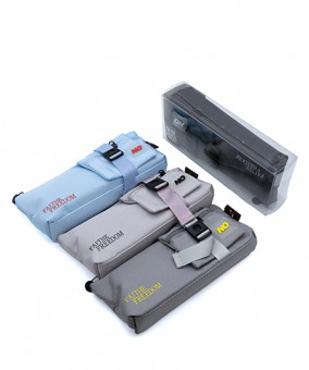 Пенал   CN-51/CK-53/CI-162 "Свобода" косметичка, текстиль, с наружным мини-карманом на молнии, с карабином, цвета ассорти, в упаковке ПВХ (2/12/288)