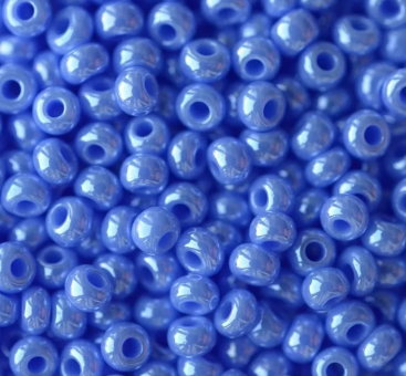 Бисер "ASMAR" размер №6, вес: 450 г, синий перламутровый