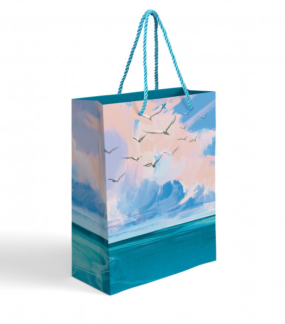 Пакет подар. малый GIFT BAG FLUFFY SKY 18х23х10 см, LOREX/LXGBMD-FS (12)