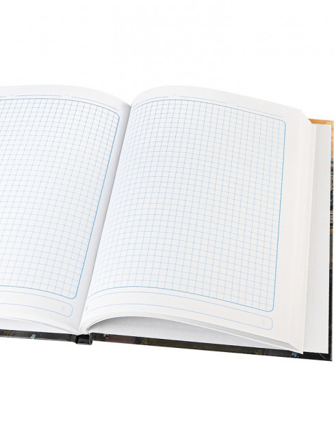 Бизнес-блокнот А5 80л клетка "Красивая архитектура- 7", 7БЦ, склейка, Проф-Пресс/80-4469 (20)